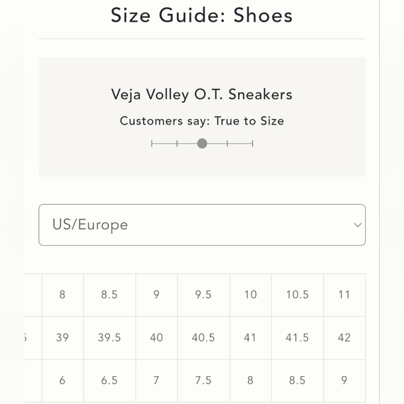 Veja Volley O.T. Sneakers, Size 5 US, Color Leather White Tent Bark,$155.00 USD - Picture 6 of 16